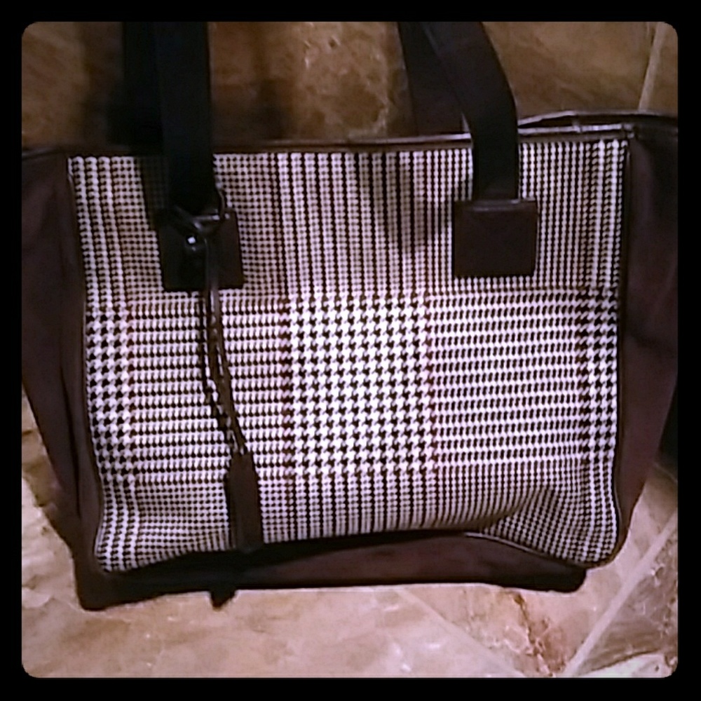 Gently used plaid Ralph Lauren Bag